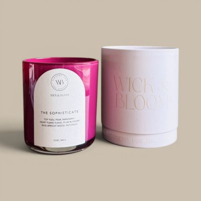 Eunoia Candle in a matte white candle vessel | 12 oz
