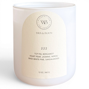 Angel Number 222 12 oz Wood Wick Candle