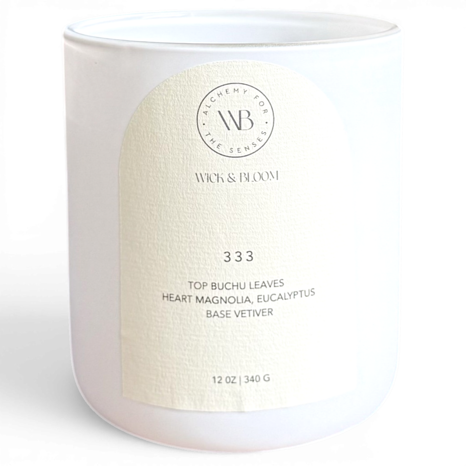 Angel Number 333 Wood Wick Candle 12 oz