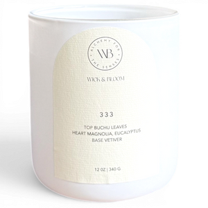 Angel Number 333 Wood Wick Candle 12 oz
